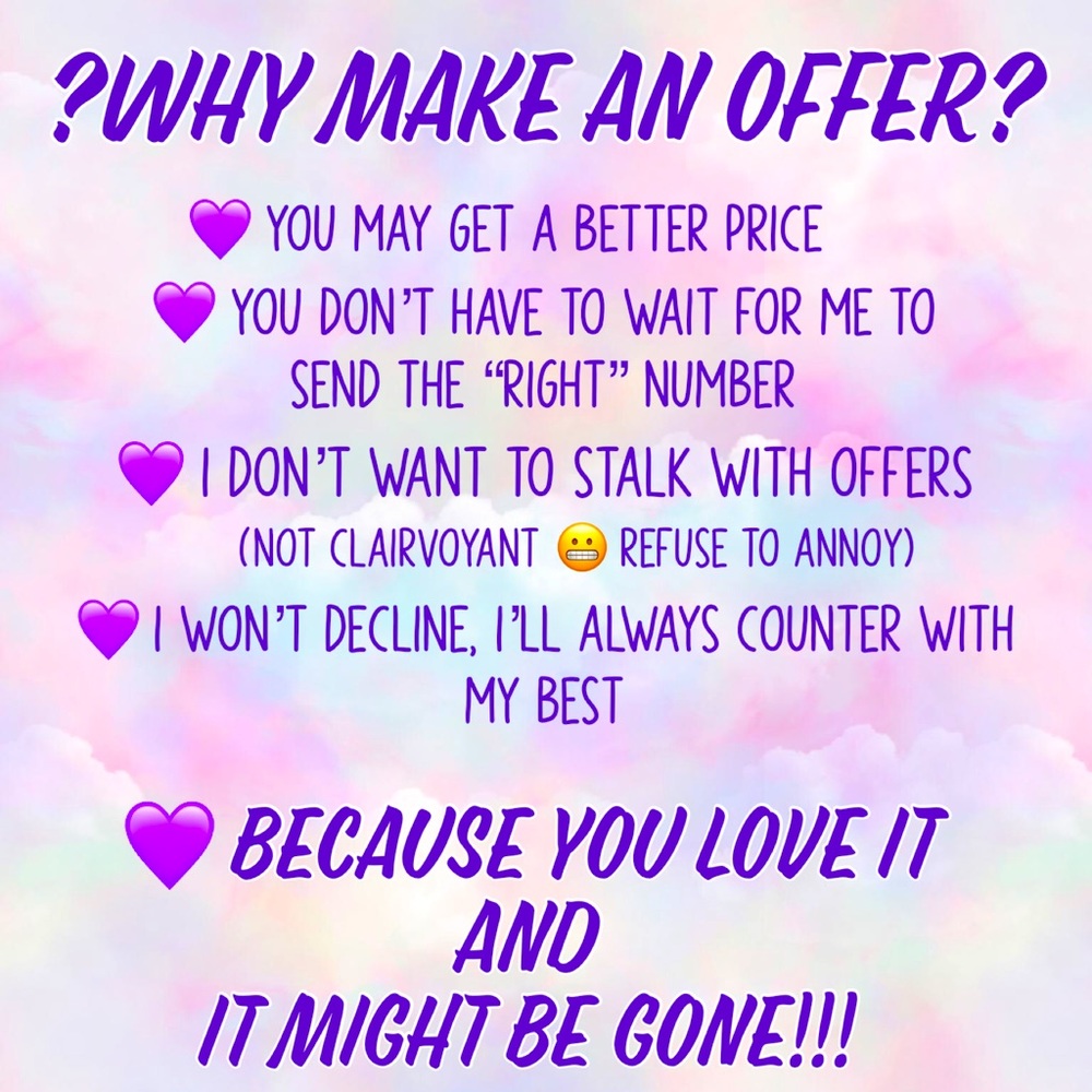 Should you offer?
